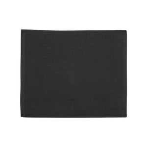 C1518 Carmel Towel Company Velour Hemmed Towel Black