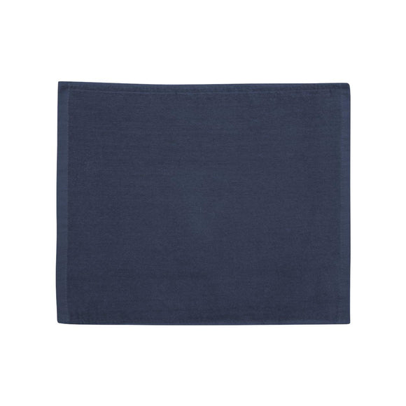 C1518 Carmel Towel Company Velour Hemmed Towel Navy