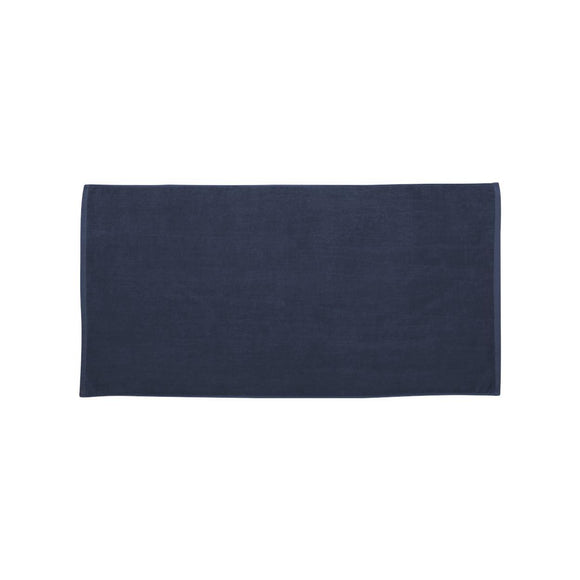 C3060 Carmel Towel Company Velour Beach Towel Navy