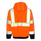 JS119-120 Kishigo Premium Brilliant Series® Bomber Jacket Orange