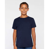 6101 LAT Youth Fine Jersey Tee Navy