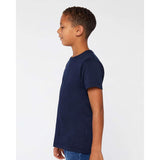 6101 LAT Youth Fine Jersey Tee Navy