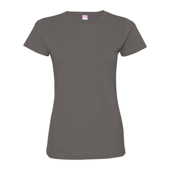 3516 LAT Women's Fine Jersey Tee Charcoal