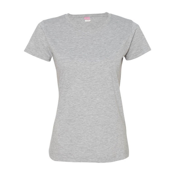 3516 LAT Women's Fine Jersey Tee Heather