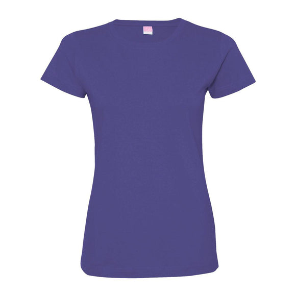 3516 LAT Women's Fine Jersey Tee Purple