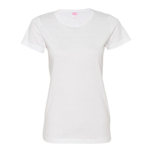 3516 LAT Women's Fine Jersey Tee White