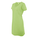 3522 LAT Women's Fine Jersey V-Neck Coverup Key Lime