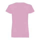 3507 LAT Women's Fine Jersey V-Neck Tee Pink