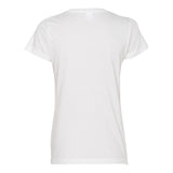 3507 LAT Women's Fine Jersey V-Neck Tee White