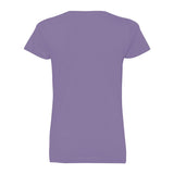 3507 LAT Women's Fine Jersey V-Neck Tee Lavender