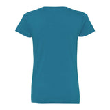 3507 LAT Women's Fine Jersey V-Neck Tee Cobalt