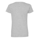 3507 LAT Women's Fine Jersey V-Neck Tee Heather