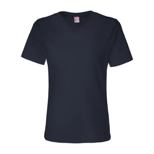 3587 LAT Women's Premium Jersey V-Neck Tee Navy