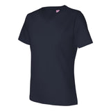 3587 LAT Women's Premium Jersey V-Neck Tee Navy