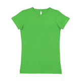 3616 LAT Women's Fitted Fine Jersey Tee Apple