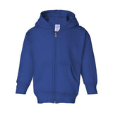 3346 Rabbit Skins Toddler Full-Zip Fleece Hoodie Royal