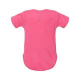 4400 Rabbit Skins Infant Baby Rib Bodysuit Hot Pink