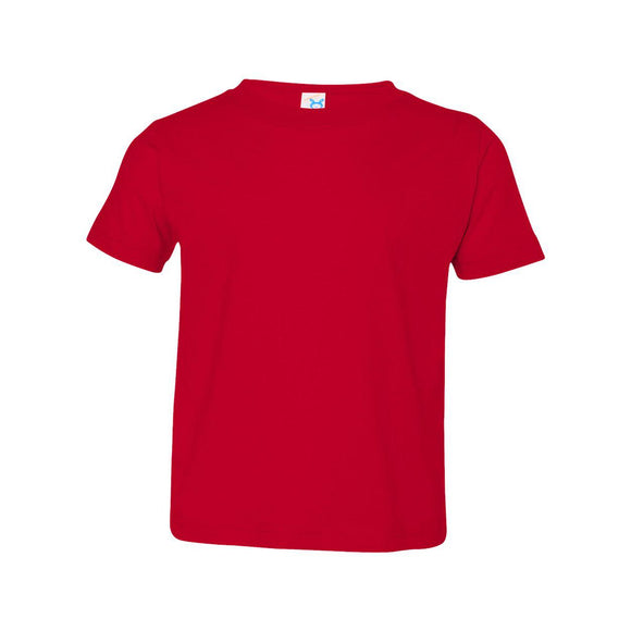 3321 Rabbit Skins Toddler Fine Jersey Tee Red