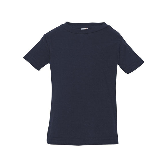 3322 Rabbit Skins Infant Fine Jersey Tee Navy