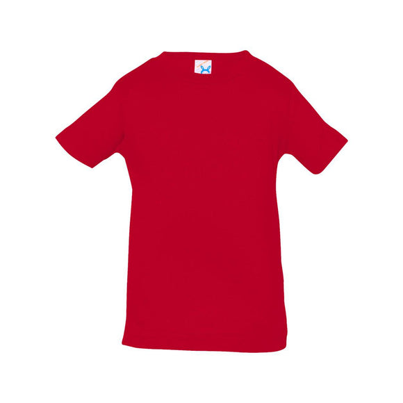 3322 Rabbit Skins Infant Fine Jersey Tee Red