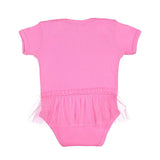 4422 Rabbit Skins Infant Tutu Baby Rib Bodysuit Raspberry