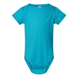 4424 Rabbit Skins Infant Fine Jersey Bodysuit Turquoise