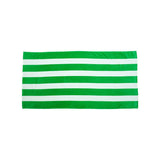 C3060S Carmel Towel Company Cabana Stripe Velour Beach Towel Kelly