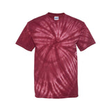 200CY Dyenomite Cyclone Pinwheel Tie-Dyed T-Shirt Maroon