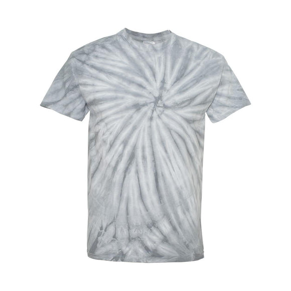 200CY Dyenomite Cyclone Pinwheel Tie-Dyed T-Shirt Silver