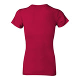 379 Anvil Women's Lightweight Ringspun Fitted T-Shirt Red