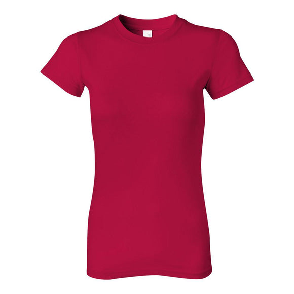 379 Anvil Women's Lightweight Ringspun Fitted T-Shirt Red