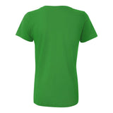 392 Anvil Women's Featherweight V-Neck T-Shirt Green Apple