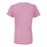 392 Anvil Women's Featherweight V-Neck T-Shirt CharityPink