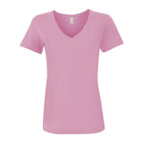 392 Anvil Women's Featherweight V-Neck T-Shirt CharityPink