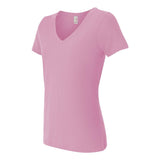 392 Anvil Women's Featherweight V-Neck T-Shirt CharityPink