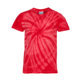 20BCY Dyenomite Youth Cyclone Pinwheel Tie-Dyed T-Shirt Red