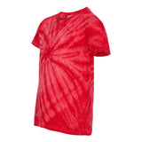 20BCY Dyenomite Youth Cyclone Pinwheel Tie-Dyed T-Shirt Red