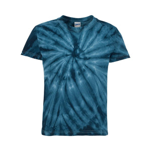 20BCY Dyenomite Youth Cyclone Pinwheel Tie-Dyed T-Shirt Navy