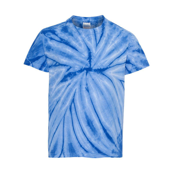 20BCY Dyenomite Youth Cyclone Pinwheel Tie-Dyed T-Shirt Royal