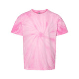 20BCY Dyenomite Youth Cyclone Pinwheel Tie-Dyed T-Shirt Pink