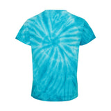 20BCY Dyenomite Youth Cyclone Pinwheel Tie-Dyed T-Shirt Turquoise