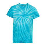 20BCY Dyenomite Youth Cyclone Pinwheel Tie-Dyed T-Shirt Turquoise