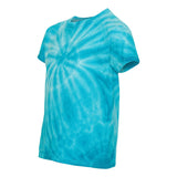 20BCY Dyenomite Youth Cyclone Pinwheel Tie-Dyed T-Shirt Turquoise