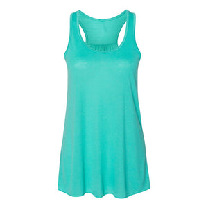 8800 BELLA + CANVAS Women's Flowy Racerback Tank Teal