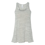 8800 BELLA + CANVAS Women's Flowy Racerback Tank White Marble