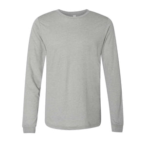 3513 BELLA + CANVAS Triblend Long Sleeve Tee Athletic Grey Triblend