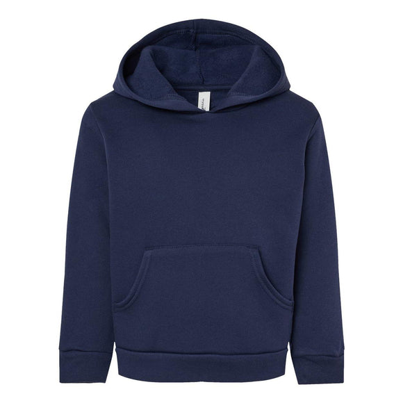 3719T BELLA + CANVAS Toddler Sponge Fleece Pullover Hoodie Navy