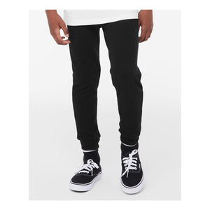 3727Y BELLA + CANVAS Youth Jogger Sweatpants Black