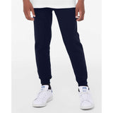 3727Y BELLA + CANVAS Youth Jogger Sweatpants Navy