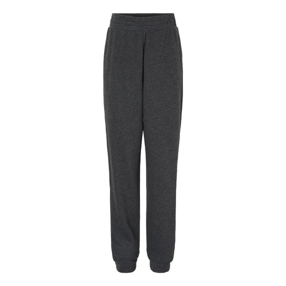 3727Y BELLA + CANVAS Youth Jogger Sweatpants Dark Grey Heather